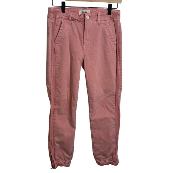 PAIGE Pants - Paige Pink Maisie Jogger Pants Pastel Stretch Waist Casual Loungewear Comfort
